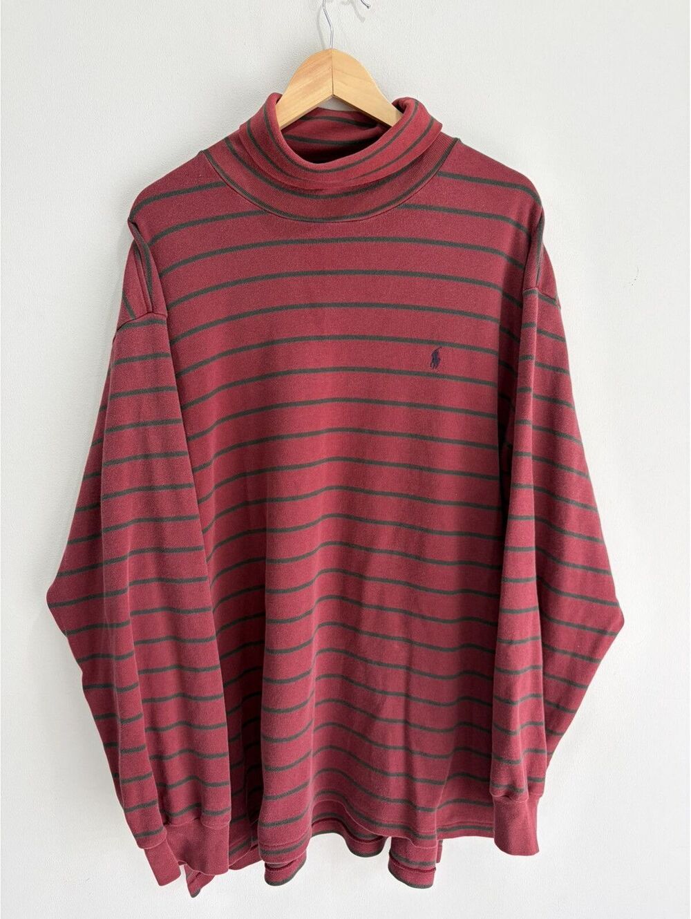 Vintage Ralph Lauren Polo Striped Turtleneck xxl